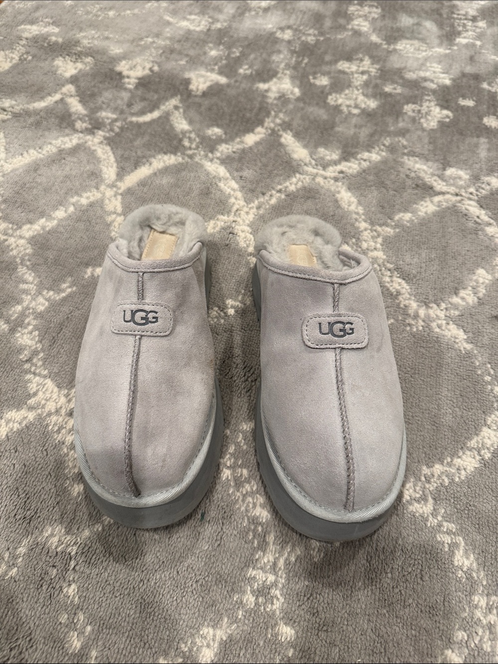 Ugg platform slip ons